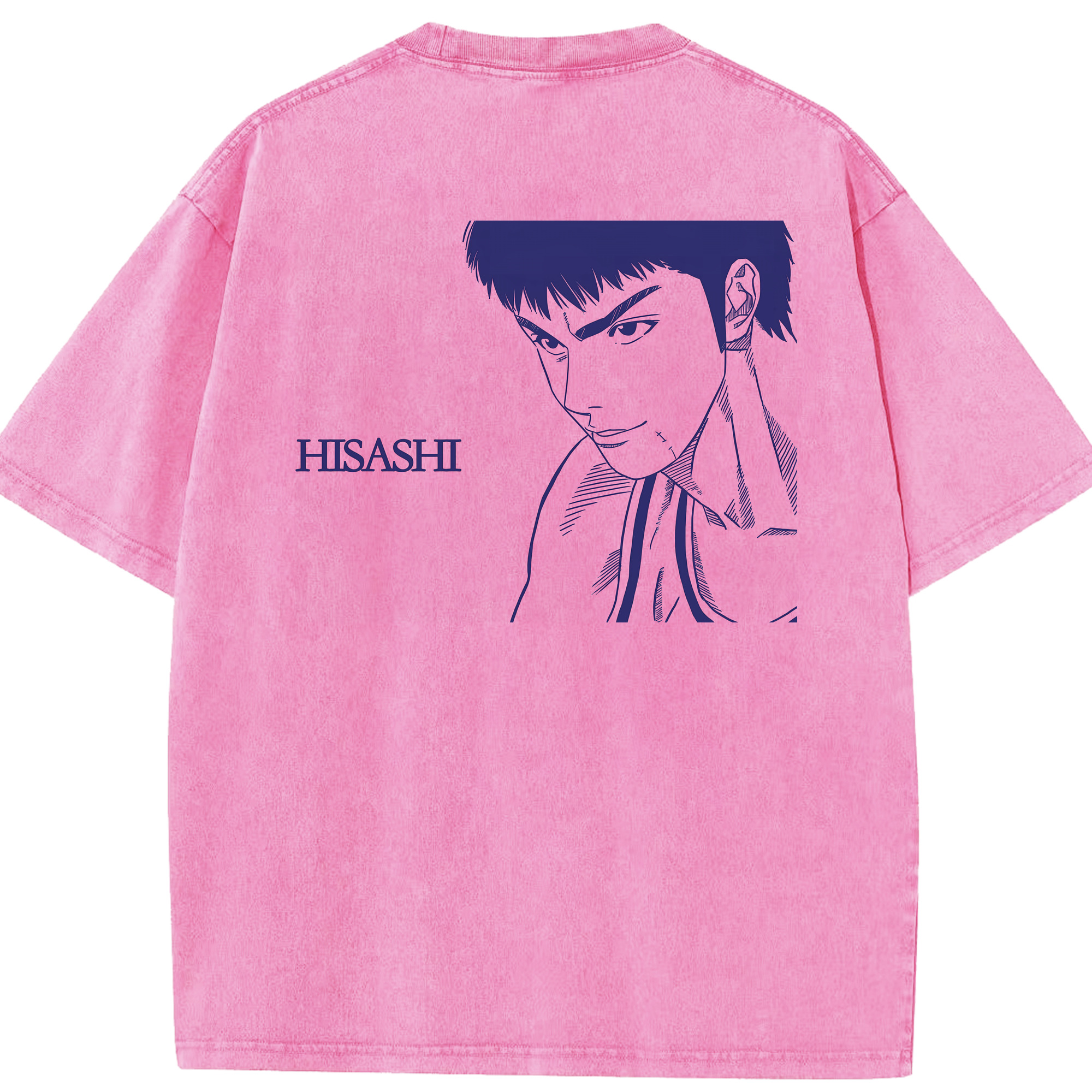 （画像用） SLAM DUNK／スラムダンク 綿100% ヴィンテージ風 半袖Tシャツ（背面プリント）